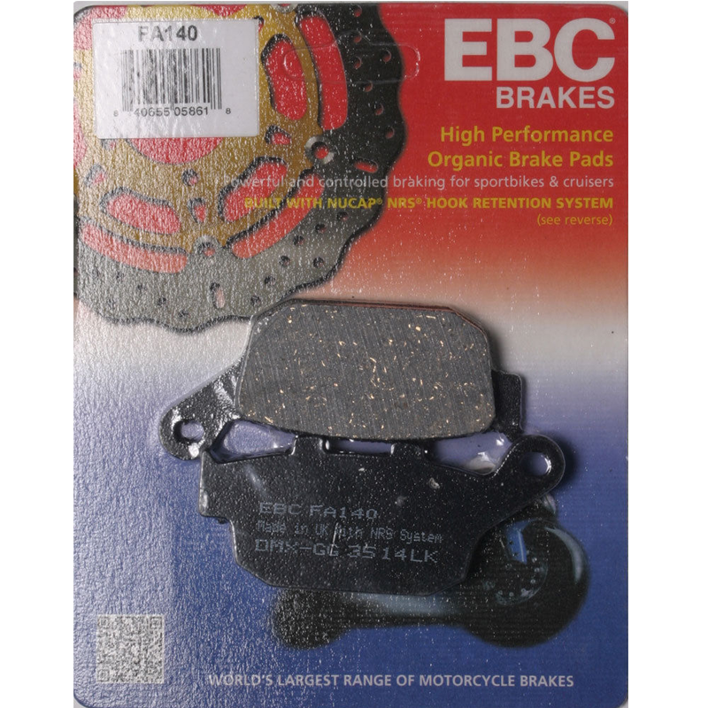 EBC Organic Brake Pads Rear - FA140-0