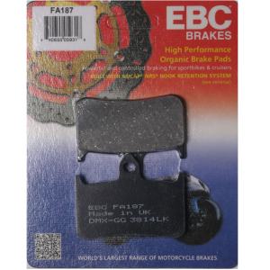 EBC Organic Front Brake Pads - FA187-0