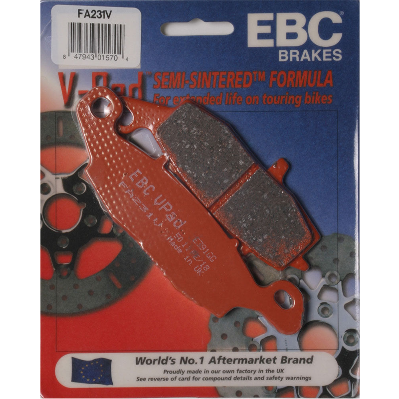 EBC Semi Sintered V Brake Pads - FA231V-0