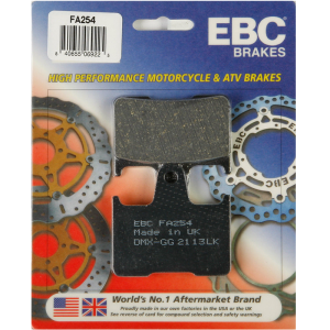 EBC Organic Brake Pads - FA254-0