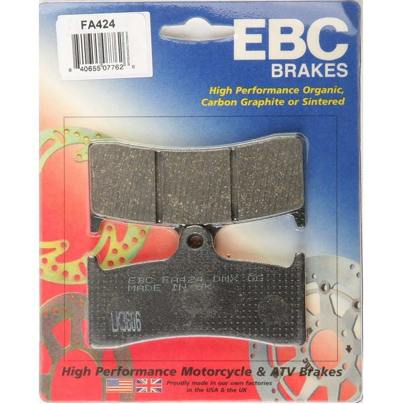 EBC Organic Brake Pads Buell X1 Lightning Kawasaki ZX 750 Ninja Yamaha YZF-R7-0