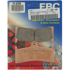 EBC Sintered HH Brake Pads Front - FA424HH-0