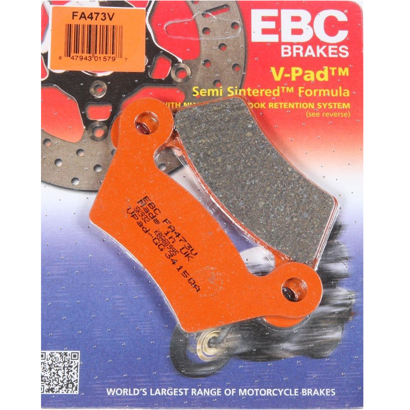 EBC Semi-Sintered V Brake Pads Rear - FA473V-0