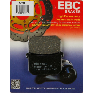 EBC Organic Brake Pads - FA68-0