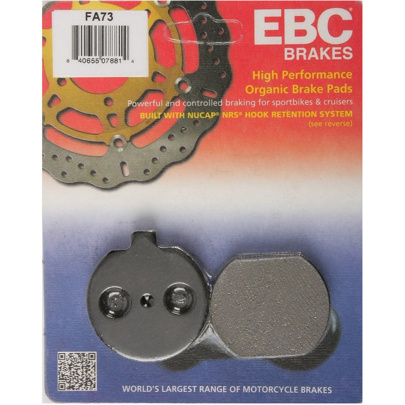 EBC Organic Brake Pads - FA73-0