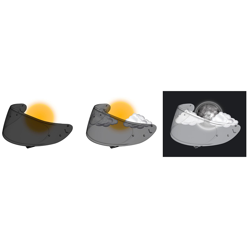 Shoei CWR-1 Transitions Pinlock-Ready Face Shield