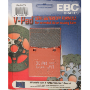 EBC Semi Sintered V Front Brake Pads - FA103V-0