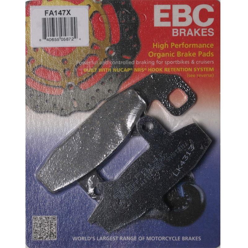 EBC Carbon X Front Brake Pads For Suzuki DR650 1990-1994-0