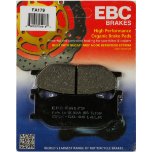 EBC Organic Front Brake Pads - FA179-0