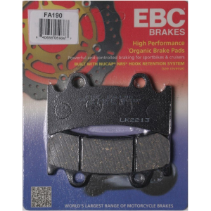 EBC Organic Front Brake Pads - FA190-0