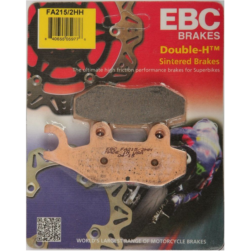 EBC Sintered Double H Brake Pads - FA215/2HH-0