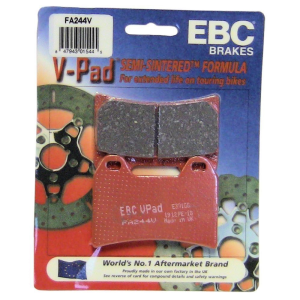 EBC Semi Sintered V Rear Brake Pads - FA244V-0