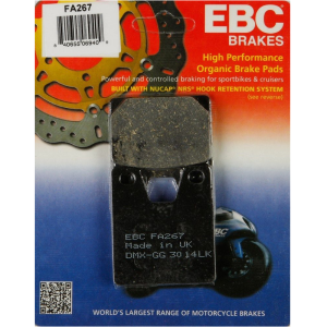 EBC Organic Rear Brake Pads - FA267-0