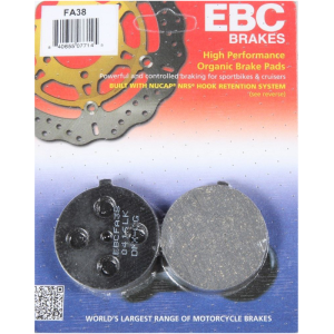 EBC Organic Front Brake Pads - FA38-0