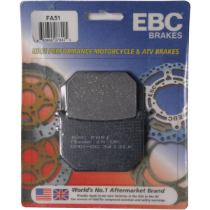 EBC Organic Front Brake Pads - FA51-0