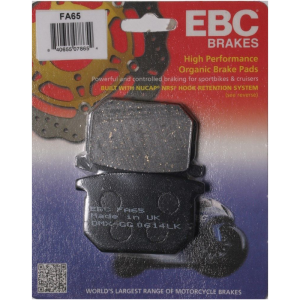 EBC Organic Front Brake Pads - FA65-0