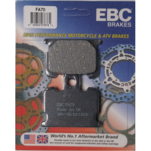 EBC Organic Front Brake Pads - FA70-0