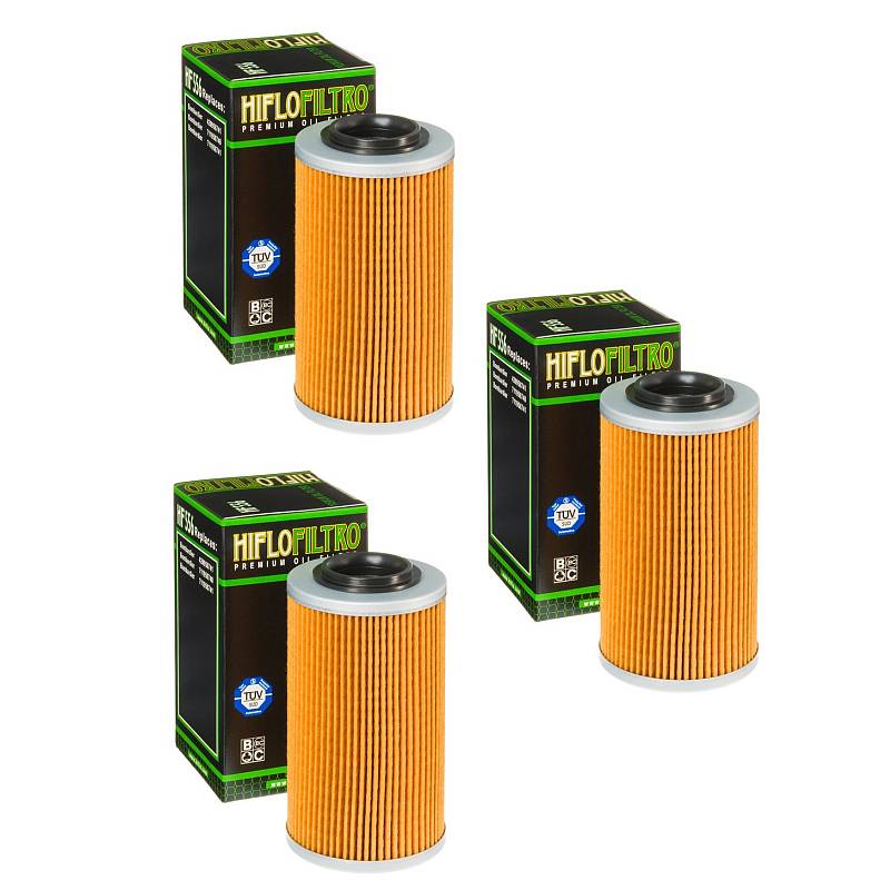 Hiflofiltro HF556 Oil Filter 3 Pack Can-Am DS 450 EFI 2008-2011 - HF560
