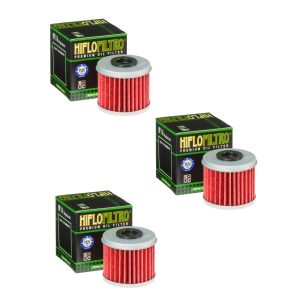 Hiflofiltro HF116 Oil Filter 3 Pack Honda TRX450R & Polaris Ranger 325 - HF116