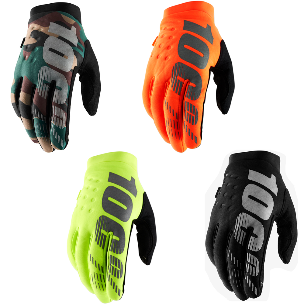 100% Brisker Cold Weather Youth Gloves Black/Grey