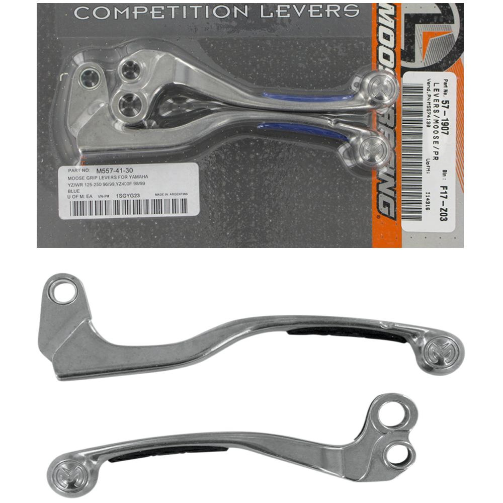 Moose Racing Clutch & Brake Lever Set With Grips Yamaha WR250 WR400F YZ125-173638