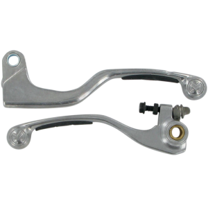 Moose Racing Clutch & Brake Lever Set With Grips Honda CRF250R CRF450R Black