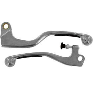 Moose Racing Clutch & Brake Lever Set With Grips Honda CR125R CR250R CRF250R Black