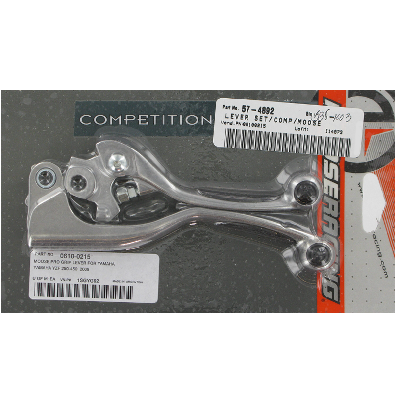 Competition Lever Set With Grip Black