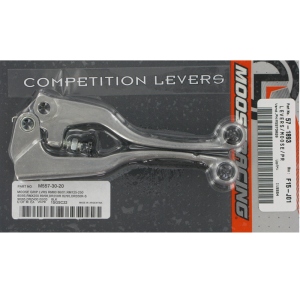 Moose Racing Clutch & Brake Lever Set With Grips Kawasaki KLX125L Suzuki DR250R Black