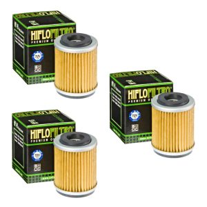 Hiflofiltro HF143 Oil Filter 3 Pack Yamaha YFB250 YFM200 YFM225 YFM25 YTM200 225 - HF143 X 3
