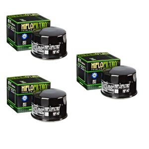 Hiflofiltro HF147 Oil Filter 3 Pack Yamaha XVS1300 XVS1300A XVS1300CT - HF147 X 3