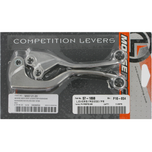 Moose Racing Clutch & Brake Lever Set With Grips Kawasaki KX100 KX125-0