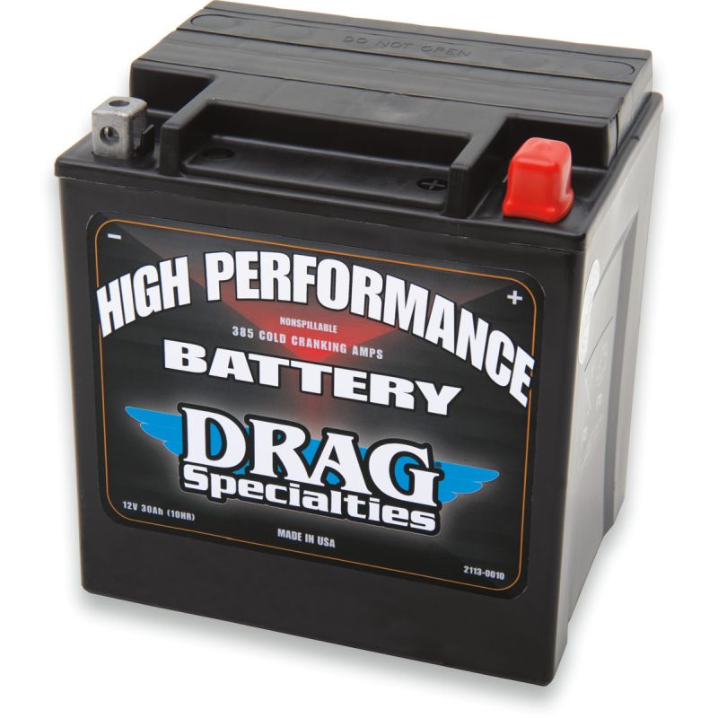 Drag Specialties AGM Battery YIX30L For Harley 99-19 FLT,FLHT,FLTR,FLHD-0