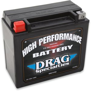 Drag Specialties AGM Battery YTX20H For Harley XL 86-96-0