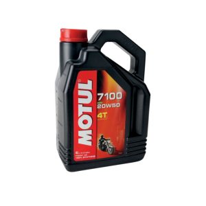 Motul 7100 4T Synthetic Ester 4-Stroke Engine Motor Oil 20W50 (4 Liter) 1 Gallon
