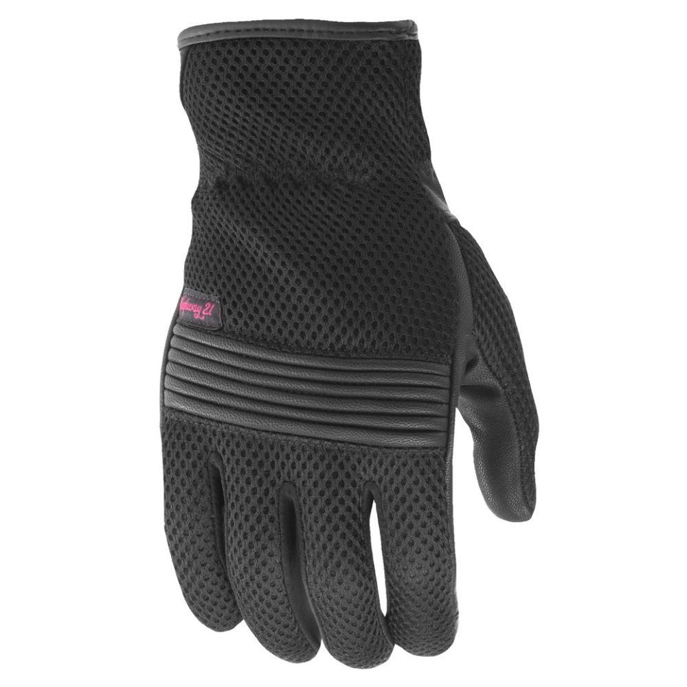 Highway 21 Turbine Women's Mesh Leather Street Motorcycle Riding Gloves - Image 3