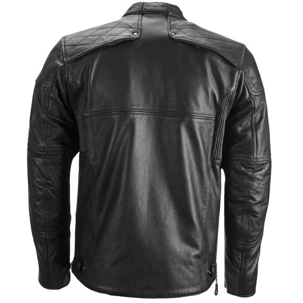 Highway 21 Gasser Leather vintage board Street Motorcycle Riding Jacket - Image 4