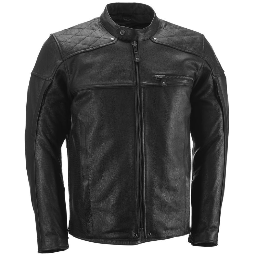 Highway 21 Gasser Leather vintage board Street Motorcycle Riding Jacket - Image 3
