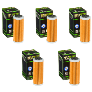 Hiflofiltro HF652 Oil Filter 5 Pack KTM 500 EXC-F, 250 XC-F, 450 XC-W