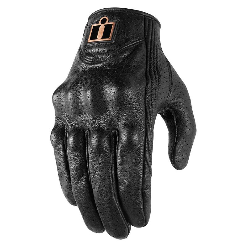 Icon Pursuit Classic Perforated Street Motorcycle Riding Gloves - Pick Size-200339