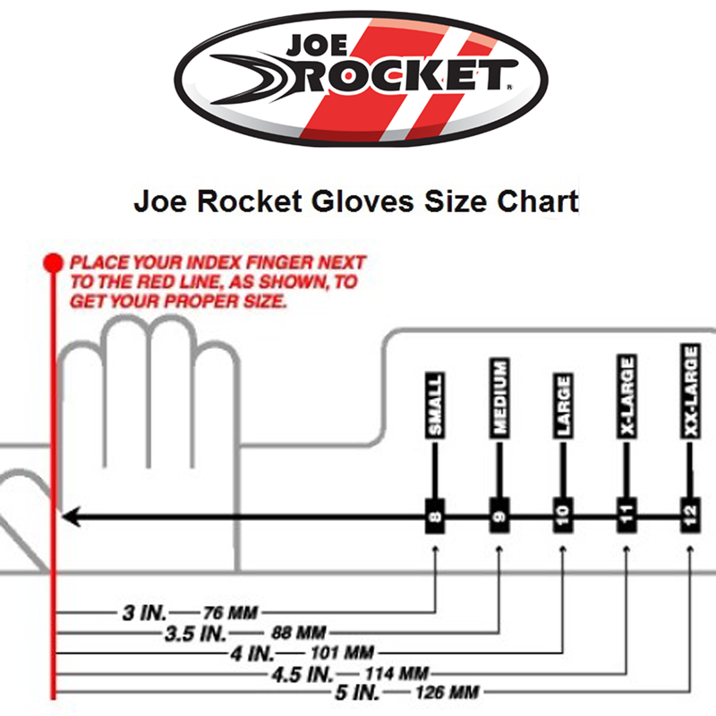 2024 Joe Rocket Optic Street Motorcycle Riding Gloves - Pick Size & Color-207310