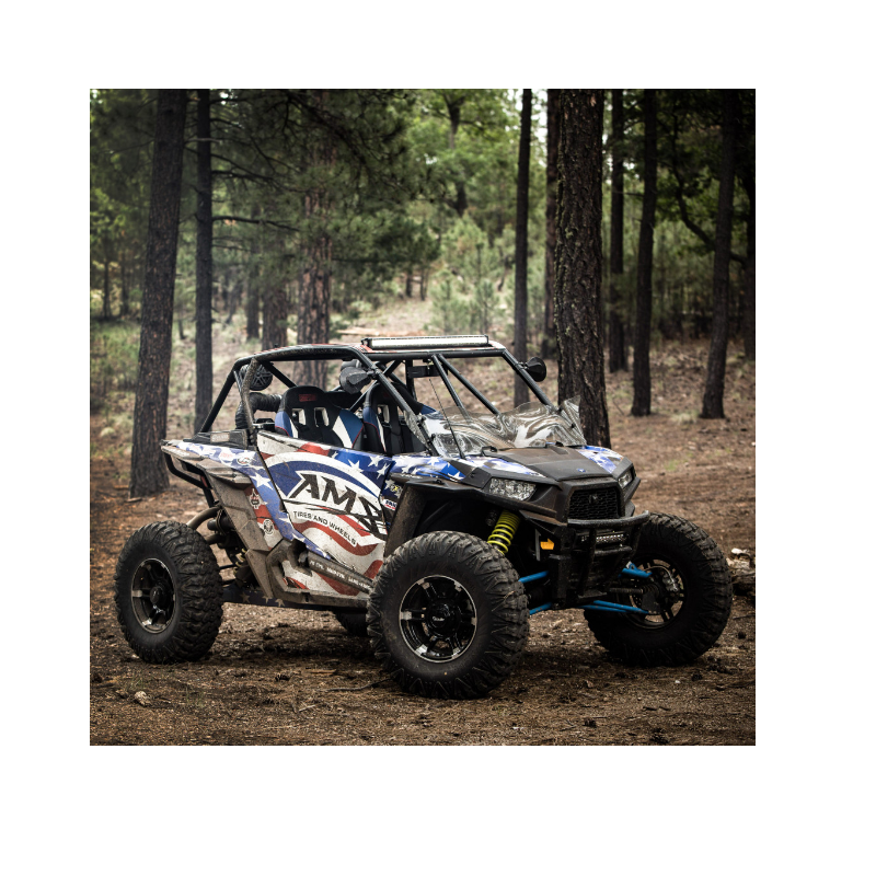 AMS M4 Evil Front or Rear ATV UTV Utility 8 Ply Tire 28x10R-14 DOT-211402