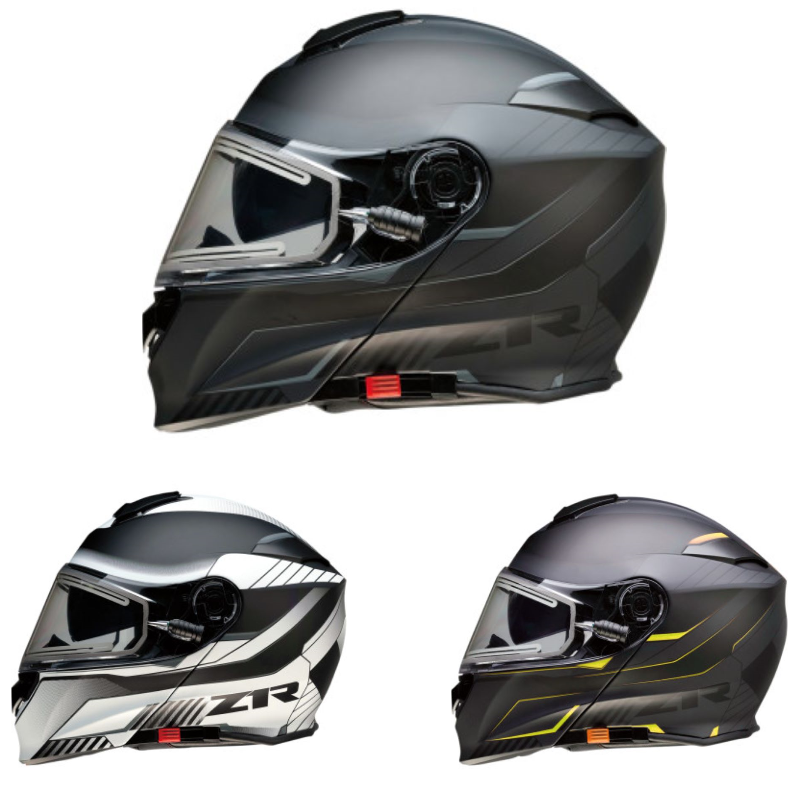 2024 Z1R Solaris Scythe Snow Modular Electric Shield Helmet - Pick Size & Color-0