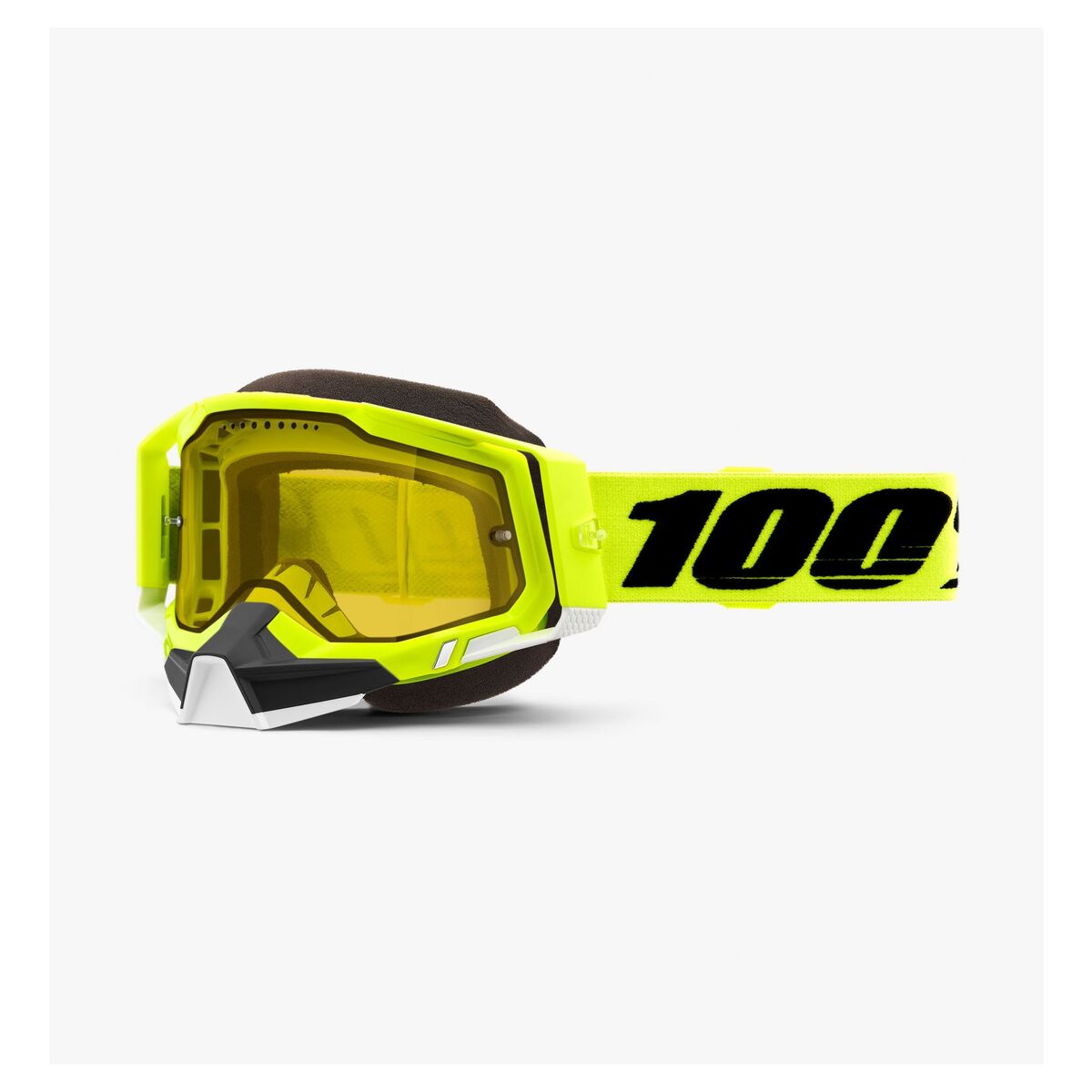 2024 100% Racecraft 2 Snow Motocross Offroad Yellow Lens Goggles-212527