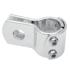 Drag Specialties Motorcycle 1 1/2" Three-Piece Frame Clamp Chrome-0