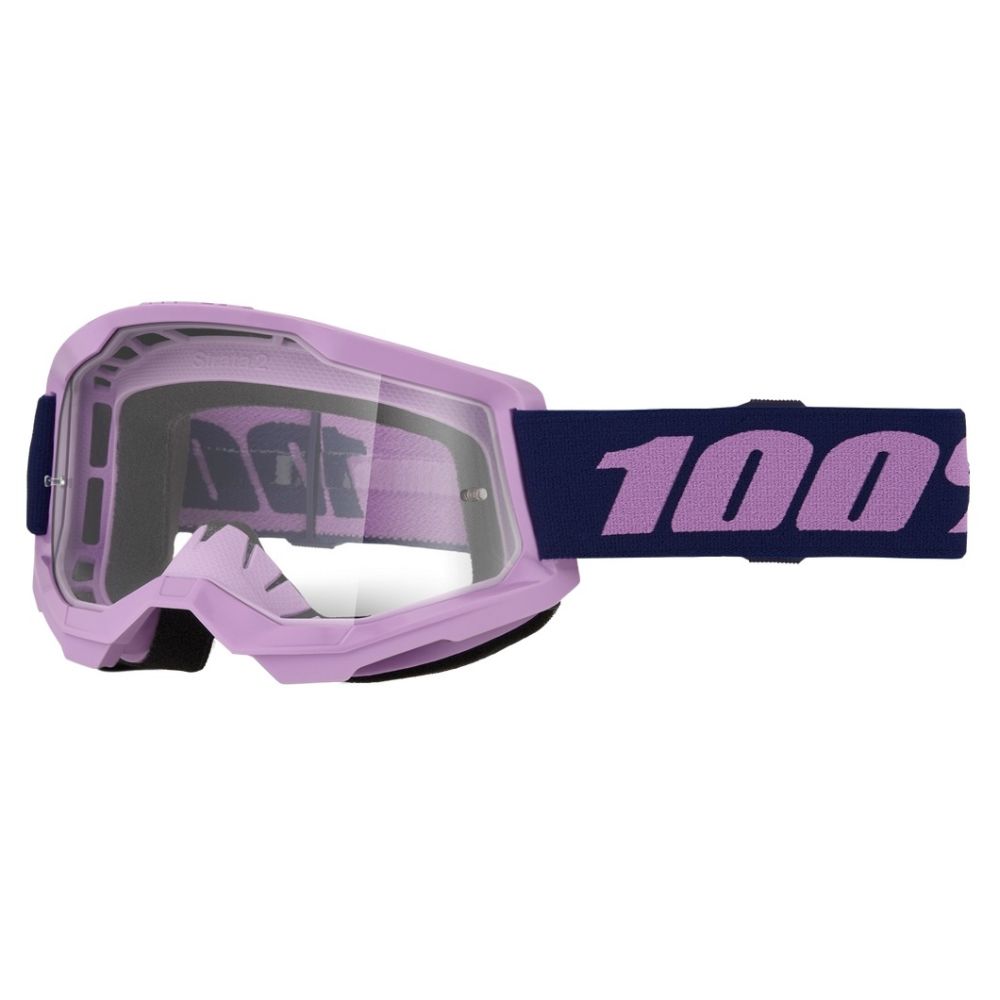 100% Strata 2 Clear Lens MX Motocross Offroad Goggles - Pick Color - Image 11