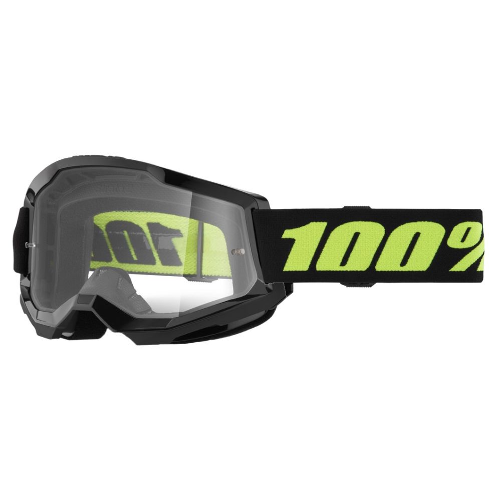 100% Strata 2 Clear Lens MX Motocross Offroad Goggles - Pick Color - Image 10