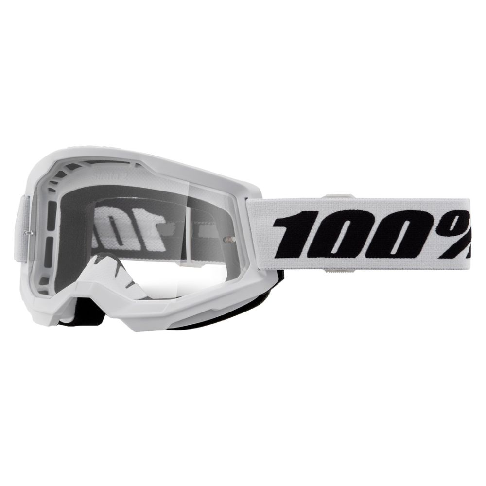 100% Strata 2 Clear Lens MX Motocross Offroad Goggles - Pick Color - Image 8