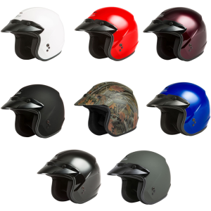 Gmax OF-2 Open Face Street Motorcycle Helmet - Pick Size & Color-0