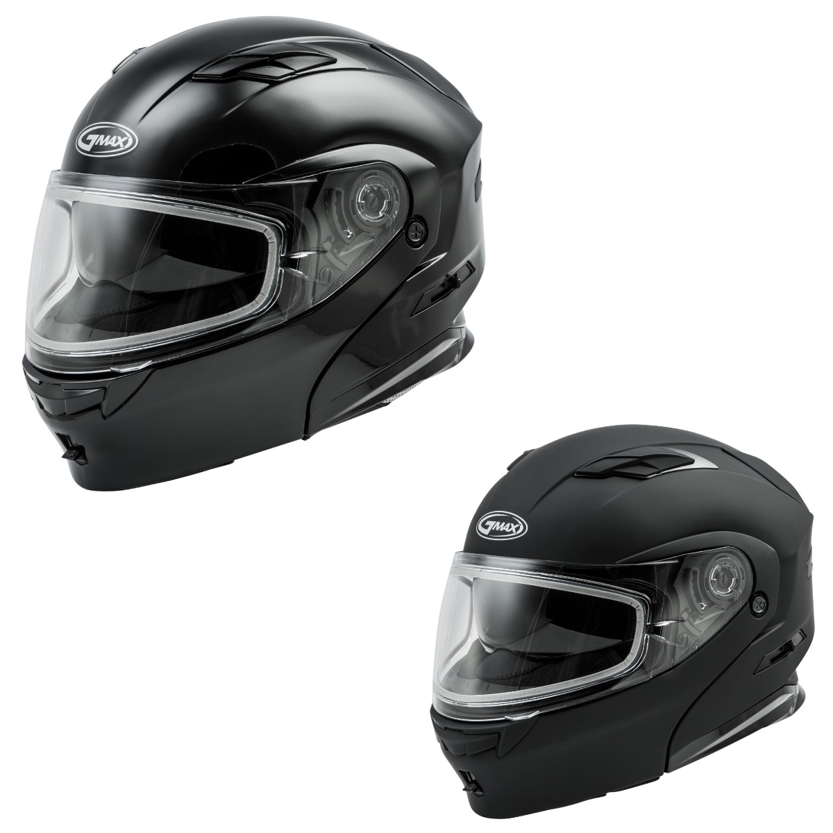 Gmax MD-01S Modular Dual Lens Motorcycle Snow Helmet - Pick Size & Color-0